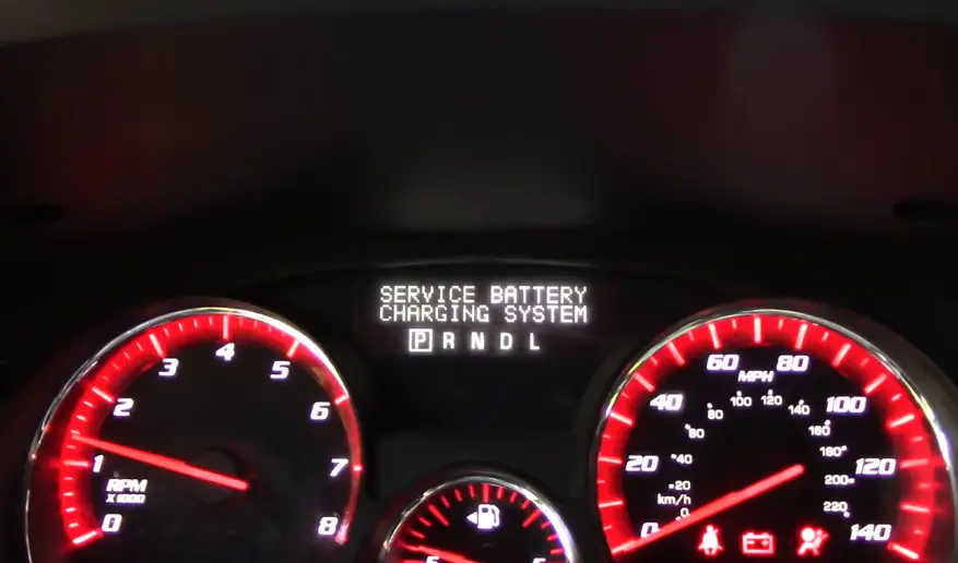 Service Battery Charging System GMC Acadia