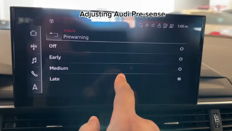 Audi Pre Sense Fault