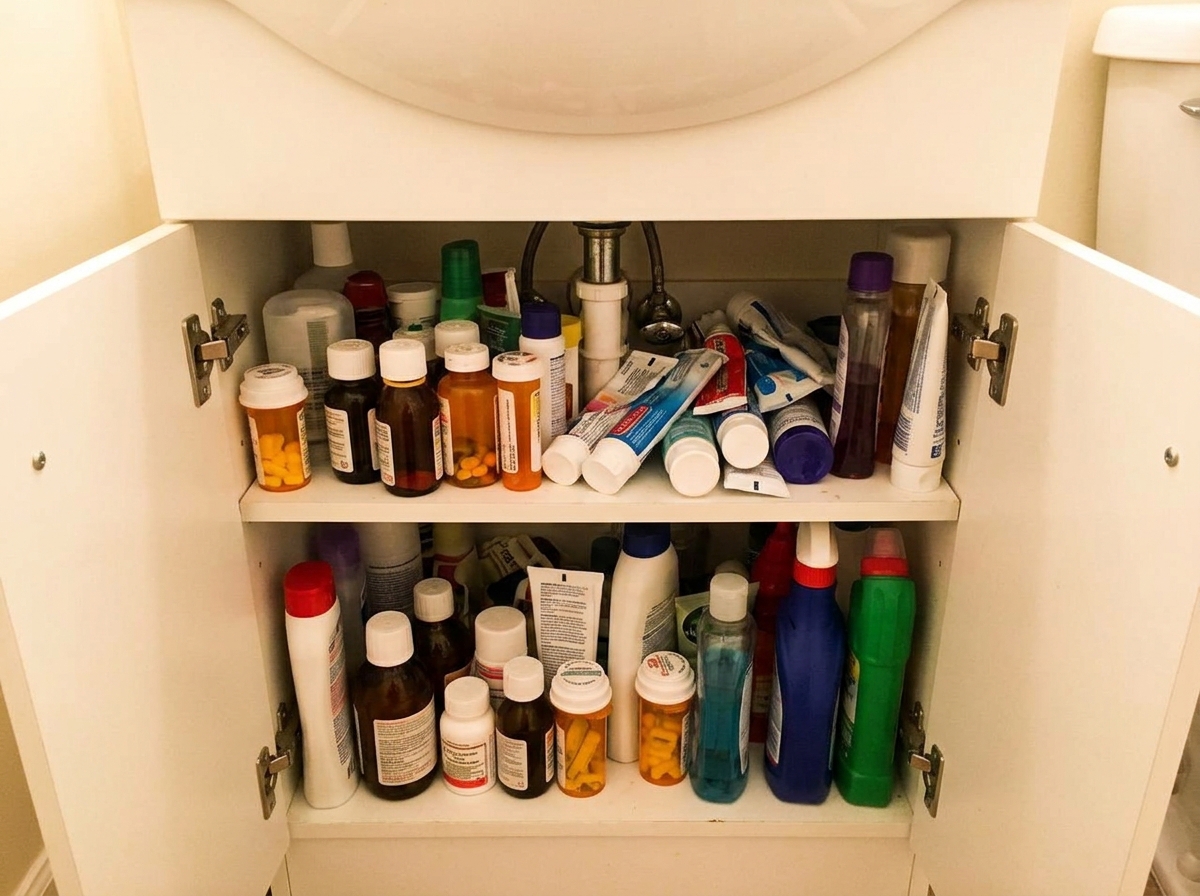 How to Organize a Small Bathroom Cabinet in 5 Steps (That Actually Stick)