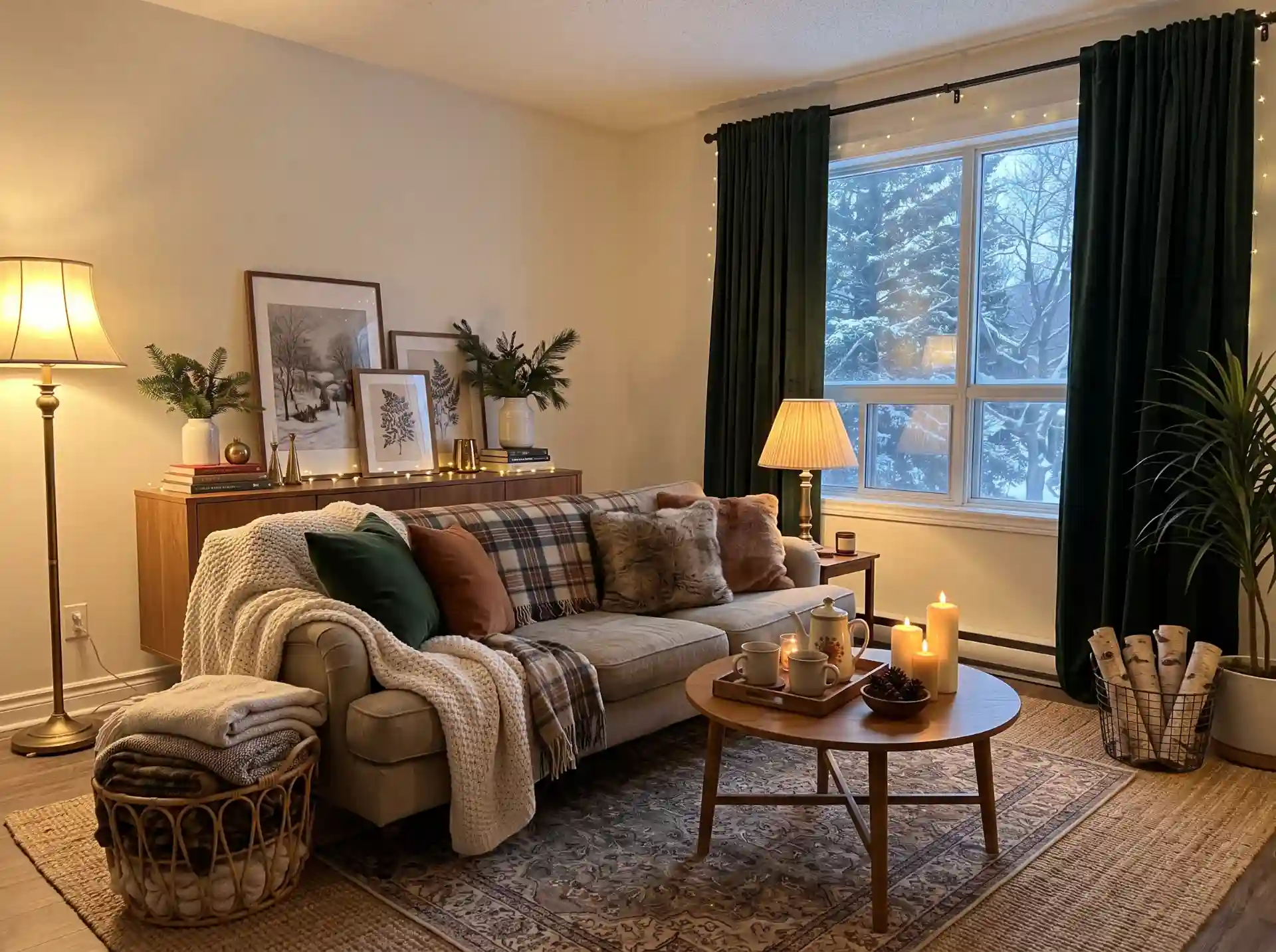 20 Cozy Rental Decorating Ideas for Winter